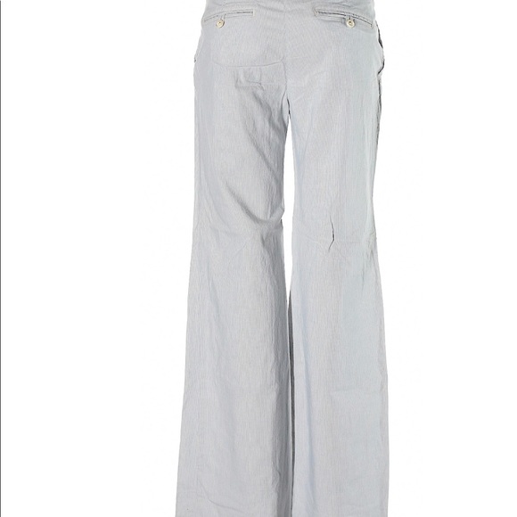 Banana Republic flare leg seersuckers pants - Picture 3 of 3